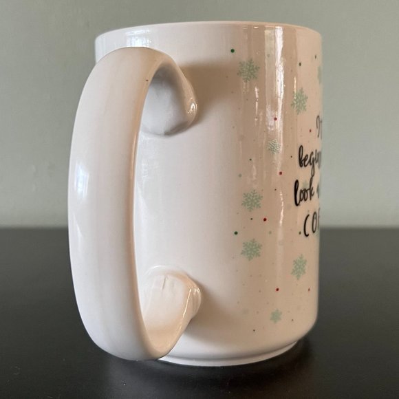 Enchanted Forest ~ “It’s Beginning To Look A Lot Like Coffee” Bone China Mug - Picture 3 of 7